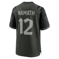 New York Jets Joe Namath Gotham Green 2025 Rivalries Collection Retired Player Game Jersey