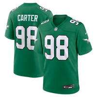 Philadelphia Eagles Jalen Carter Kelly Green Alternate Game Jersey