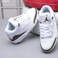 Sneakers, White Black Colorway, Lace Up Design, Casual Gift for Sneaker Fans