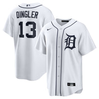 Detroit Tigers Dillon Dingler White Home Replica Jersey