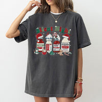 Humorous ICU Nurse Christmas T-Shirt, Silent Night Medical Christmas T-Shirt, Healthcare Worker Holiday Tee, Doctor RN Christmas T-Shirt
