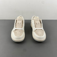 Low Top Sneakers, Beige Colorway, Lace Up Design, Casual Gift for Sneaker Fans