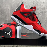 Low Top Sneakers, Red Black Colorway, Lace Up Design, Casual Gift for Sneaker Fans