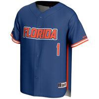 #1 Florida Gators Lightweight Baseball Jersey - Royal