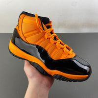 Low Top Sneakers, Black Orange Colorway, Patent Leather Footwear, Lace Up Design, Casual Gift for Sneaker Fans