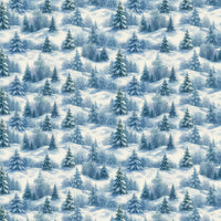 Enchanted Winter Forest Gift Wrap, Snowy Forest Wrapping Paper, Pine Tree Christmas Paper, Rustic Holiday Gift Wrap, Nature Winter Wrapping