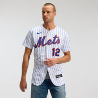 New York Mets Francisco Lindor White Home Authentic Player Jersey