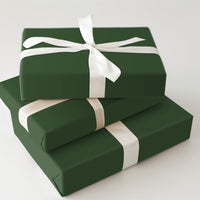 Matte Forest Green Gift Wrap, Solid Hunter Green Wrapping Paper, Dark Green Wrapping Paper, Christmas Holiday Gift Wrap, Birthday Gift Wrap