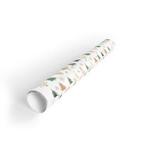 Tree Snowflake Gift Wrap, Minimalist Christmas Wrapping Paper, Modern Nordic Holiday Gift Wrapping Paper, Winter Season Paper Roll