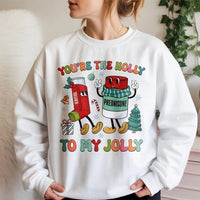 Humorous Inhaler Prednisone Sweatshirt, Respiratory Therapist Christmas Sweatshirt, RT Medical Holiday Sweatshirt, Nurse Pullover Crewneck Present