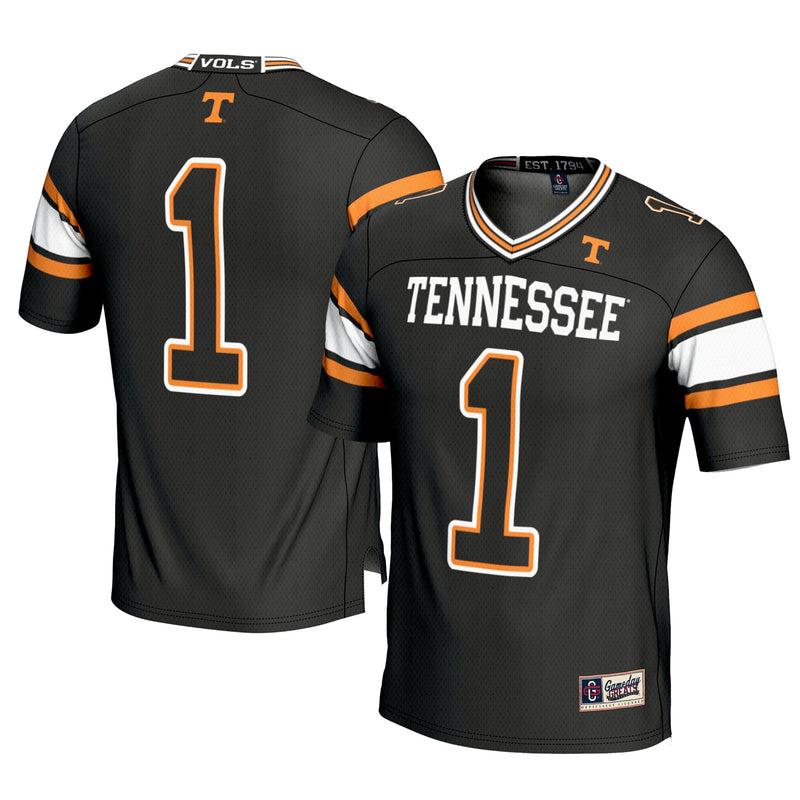#1 Tennessee Volunteers Football Jersey - Black