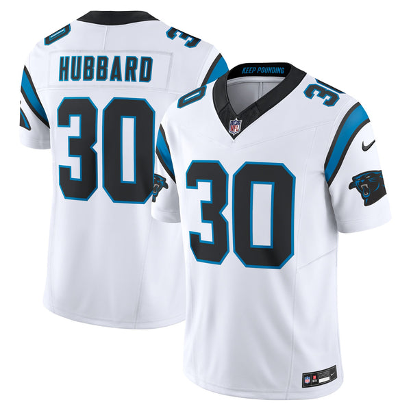 Carolina Panthers Chuba Hubbard White Limited Jersey