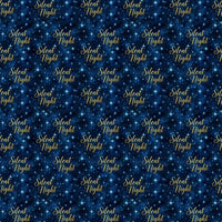 Midnight Blue Christmas Gift Wrap, O Holy Night Wrapping Paper, Gold Star Holiday Paper, Christian Xmas Gift Wrap, Winter Wrapping Paper