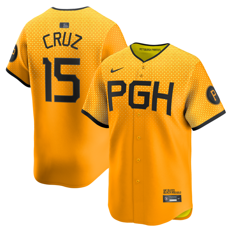 Pittsburgh Pirates Oneil Cruz Gold City Connect Limited Jersey