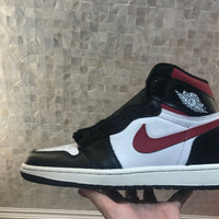 Sneakers, Black White Burgundy Colorway, Lace Up Design, Casual Gift for Sneaker Fans