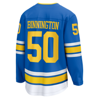 St. Louis Blues Jordan Binnington Blue Home Breakaway Jersey
