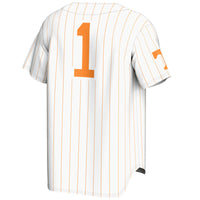 #1 Tennessee Volunteers Lightweight Baseball Jersey - White
