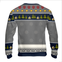 Bond That Cannot Be Broken Holiday Sweatshirt, A Man and His Cats Ugly Christmas Sweater, Cat Dad Ugly Sweater, Pet Owner Pullover Sweater