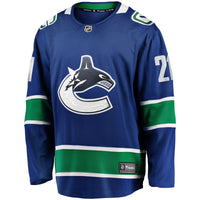 Vancouver Canucks Nils Hoglander Blue Home Premier Breakaway Player Jersey