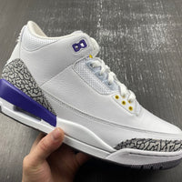 Retro Low Top Sneakers, White Yellow Purple Colorway, Lace Up Design, Casual Gift for Sneaker Fans