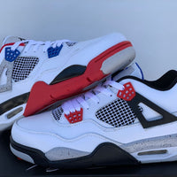 Sneakers, White Red Colorway, Lace Up Design, Casual Gift for Sneaker Fans