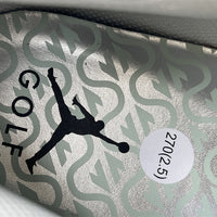 High Top Golf Shoes, White Silver Colorway, Lace Up Design, Casual Gift for Shoe Lovers