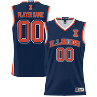 Illinois Fighting Illini Lightweight NIL Pick-A-Player Basketball Jersey - Navy