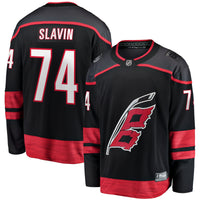 Carolina Hurricanes Jaccob Slavin Black Home Breakaway Player Jersey