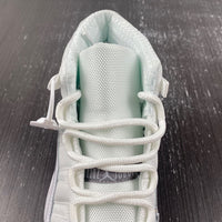 Retro Sneakers, White Silver Colorway, Leather Footwear, Lace Up Design, Casual Gift for Sneaker Fans