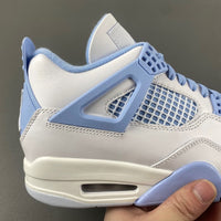 Low Top Sneakers, White Blue Colorway, Lace Up Design, Casual Gift for Sneaker Fans