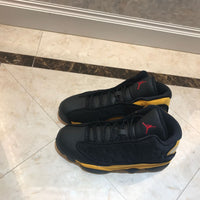 Sneakers, Black Yellow Colorway, Lace Up Design, Casual Gift for Sneaker Fans
