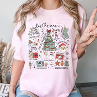Retro Y2K Holiday T-Shirt, Tis the Season Christmas Shirt, Adorable Xmas Graphic Tee, Trendy Winter Holiday Shirt, Festive Present for Women