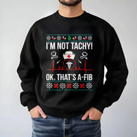 Humorous Medical Holiday Sweater, Nurse Christmas Sweatshirt, Ugly Christmas Nurse Sweatshirt, Nursing Student Crewneck, Doctor Xmas Sweatshirt