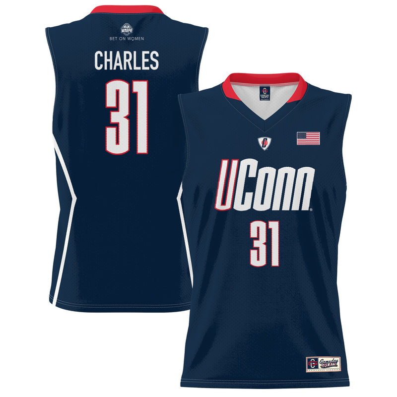 Tina Charles UConn Huskies Lightweight Basketball Alumni Jersey - Navy