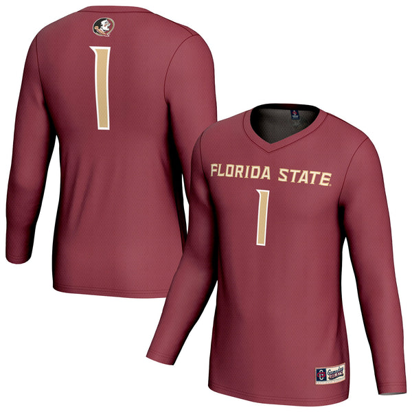 #1 Florida State Seminoles Collegiate Volleyball Fashion Jersey - Garnet