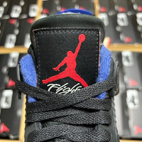 Low Top Sneakers, Blue Black Red Colorway, Lace Up Design, Casual Gift for Sneaker Fans