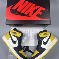 Sneakers, Black Yellow Colorway, Lace Up Design, Casual Gift for Sneaker Fans
