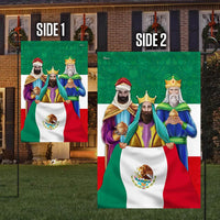 Epiphany Nativity Yard Flag, Three Kings Mexican Flag Garden Flag, Double Sided Heritage Holiday Lawn Flag, Christmas Present