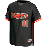 Oregon State Beavers NIL Pick-A-Player Lightweight Baseball Jersey - Black