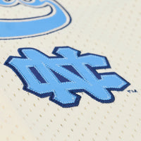 North Carolina Tar Heels Mesh Button-Up Batting Practice Baseball Jersey - Cream