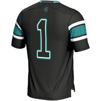 #1 Coastal Carolina Chanticleers Endzone Football Jersey - Black