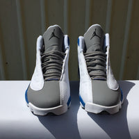 Sneakers, Blue White Gray Colorway, Lace Up Design, Casual Gift for Sneaker Fans