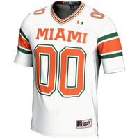 Miami Hurricanes NIL Pick-A-Player Football Jersey - White