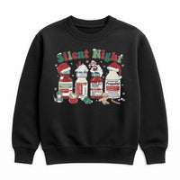Humorous Healthcare Holiday Crewneck, Silent Night Nurse Christmas Sweatshirt, Medical RN Xmas Graphic Pullover, Hospital Nurse Sweatshirt Present