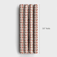 Watercolor Holiday Sweet Gift Wrap, Peppermint Candy Wrapping Paper, Red and White Striped Wrapping Paper, Christmas Present Wrapping Paper