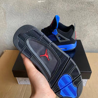 Mid Top Sneakers, Black Blue Colorway, Lace Up Design, Casual Gift for Sneaker Fans
