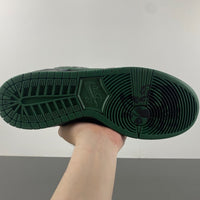 Low Top Sneakers, Black Green Gray Colorway, Lace Up Design, Casual Gift for Sneaker Fans