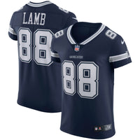 Dallas Cowboys CeeDee Lamb Navy Elite Jersey