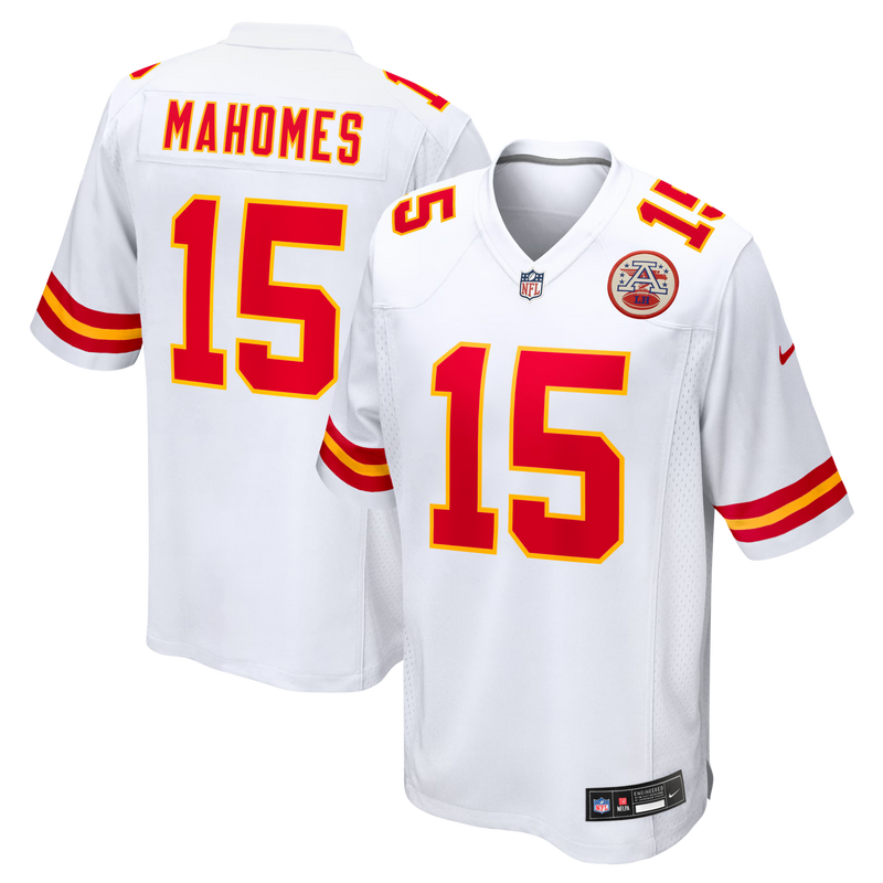 Kansas City Chiefs Patrick Mahomes White Game Jersey