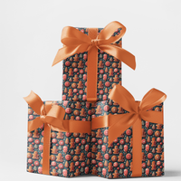 Christmas Cookie Gift Wrap, Gingerbread Cookie Wrapping Paper, Adorable Holiday Wrapping Paper, Festive Xmas Gift Wrap, Winter Wrapping Paper